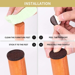 133 Piece Premium Two Colors Pack <strong>Non</strong> <strong>Slip</strong> <strong>Furniture</strong> Felt <strong>Pads</strong> with Strong Adhesive - Product Image 5