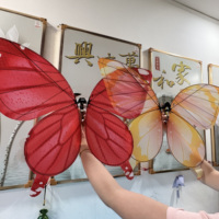 JIN PENG - Mariposa Voladora Biónica con Control Remoto para Espectáculos y Eventos, Alas de Mariposa con Luces LED, Decoración