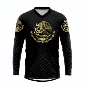 Mexique États-Unis populaire haute qualité moto moto motard <span class=keywords><strong>maillot</strong></span> <span class=keywords><strong>vtt</strong></span> MX BMX <span class=keywords><strong>descente</strong></span> Motocross t-shirt Moto équitation <span class=keywords><strong>maillot</strong></span> - Product Image 5