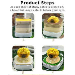 <strong>3d</strong> Calendar 2026 Money Tree House <strong>3D</strong> Panorama Memo Pad Calendar Sticky Notes For Live Room Decor Corporate Business Gifts - Product Image 6