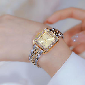 <span class=keywords><strong>นาฬิกา</strong></span>ควอตซ์<span class=keywords><strong>ผู้หญิง</strong></span> BS Luxury สา<span class=keywords><strong>ย</strong></span>สแตนเลสแท้ ตัวเรือนทรงเหลี่<span class=keywords><strong>ย</strong></span>ม กันน้ำ 3ATM <span class=keywords><strong>นาฬิกา</strong></span>แฟชั่นสำหรับสุภาพสตรี - Product Image 1