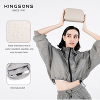 Pochette portable pour accessoires électroniques, bio, végane et durable, pour organiser les câbles, les écouteurs, les chargeurs et les batteries externes