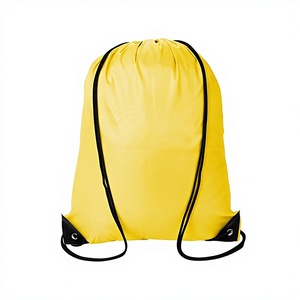 Hot Sale Waterproof Lightweight Unisex <b>Drawstring</b> Bags Exercises Gym Sports Customized Polyester <b>Backpack</b> Printed Logos - Product Image 1