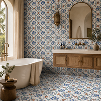Carreaux artistiques, carreaux de sol en céramique et carreaux muraux pour hôtels, salons, cuisines, salles de bain, salles à manger et toilettes.