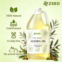 Huile de Jojoba 100% Pure Pressée à Froid Naturelle pour le Visage, la Peau, les Cheveux, le Massage, l'Aromathérapie, les Cosmétiques DIY, Huile Végétale Vrac en Gros