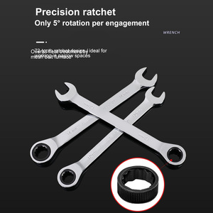 Llave de Trinquete Combinada y Llave de Trinquete de Liberación Rápida, 24/72 Dientes, Acero CR-V, Herramientas Manuales para Reparación de Automóviles - Product Image 6