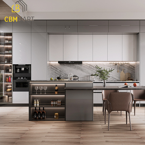 New Design Lacquer Painting Kitchen Cabinets Cupboard Cheap China Furniture Design Sets Sample - Product Image 6