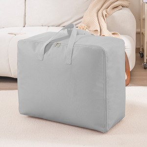 Clothing Organizer <b>Storage</b> Bag Large Capacity Rectangle Polyester Fabric For Quilt <b>Clothes</b> Travel - Product Image 2