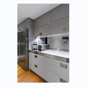 מחיר ארונות מטבח ידיות עם קריסטל זהב נייד בית מטבח ארונות מטבח ארונות מטבח מודרני ריהוט מטבח לוילה - Product Image 5