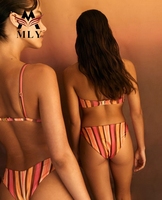 Maillot de bain en tissu confortable pour femmes, prix d'usine, séchage rapide, taille personnalisée, ensemble deux pièces