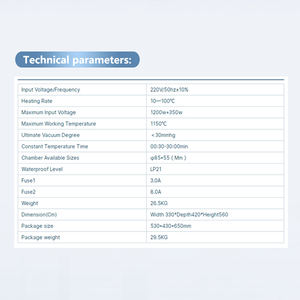 Apparecchiature di riscaldamento da laboratorio A7 + fornace dentale di porcellana fornace ad arco elettrico - Product Image 4