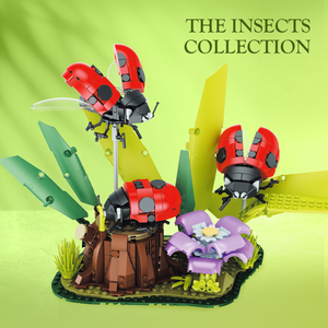 Jie Star 66108 Coccinelle Insectes Coccinelle Créative Assemblage Briques MOC Modè<span class=keywords><strong>le</strong></span> <span class=keywords><strong>de</strong></span> Construction Jouet Ensemble Collection Jouet Vente en Gros - Product Image 3