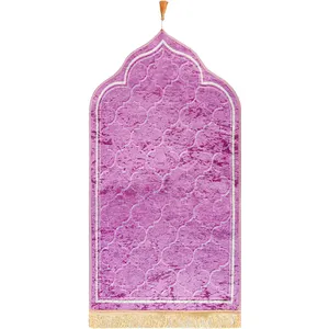2024 מוצר חדש קידום מכירות חמות אופנה יוקרה שטיח תפילה מחצלת מוסלמית מחצלת תפילה אסלאמית לילדים גברים נשים