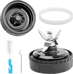 Ensemble de lames extractrices à 5 ailettes, pièces de rechange, lame de mixeur de 3,35 pouces/8,5 cm, compatible avec les mixeurs Nin-ja série Auto QB3000 - Product Image 1