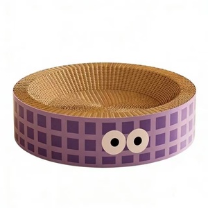 ที่ลับเล็บแมวแบบตั้งพื้นพร้อมแผ่นกระดาษลูกฟูกในตัว ทนทาน ไม่หลุดลอก สำหรับลับเล็บและเป็นที่นอน - Product Image 3