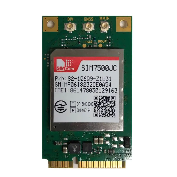 4G LTE Cat-1 Module complete multi-band LTE-FDD/HSPA+/UMTS/EDGE/GPRS/GSM SIMCOM SIM7500JC MINI PCIe for Japan B1/B18/B19/B26