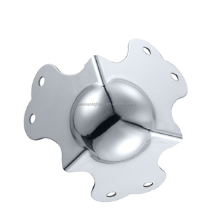 Angolo retto 6 fori 3 gambe protezione angolare avvolgente a sfera accessori per valigetta portautensili in alluminio protezione angolare per bordi dell'armadio in acciaio - Product Image 3
