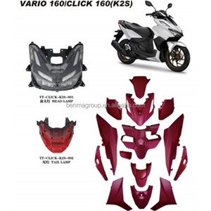 Pièces de carrosserie en plastique de haute qualité pour moto, garde-boue, carénage latéral, feux arrière, carénages, phare pour VARIO160 Click160 <span class=keywords><strong>K2S</strong></span> - Product Image 3