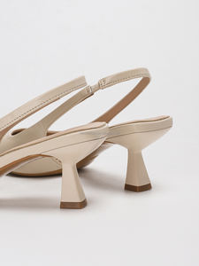 Escarpins Simples et Élégants à Bout Pointu, Sandales Compensées Mates, Rehaussant la Silhouette pour <span class=keywords><strong>Femme</strong></span> - Product Image 3