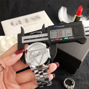 Reloj de Moda para Mujer al por Mayor, Reloj Electrónico con Correa de Acero y Pedrería Rosa para Mujer - Product Image 3