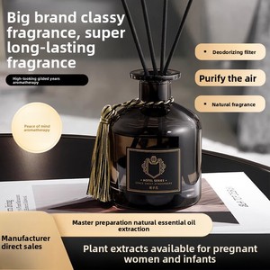 Ensembles de diffuseurs de roseaux d'intérieur haut de gamme parfum d'huile essentielle de parfum de gardénia de longue durée pour les ornements de chambre d'hôtel toilettes - Product Image 3