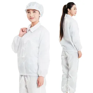 Traje de prevención electrostática personalizado bata antiestática ESD ropa de trabajo abrigo de algodón bata de trabajo esd