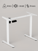 Cadre de bureau moderne économique en métal avec moteur unique réglable en hauteur pour le bureau et la maison