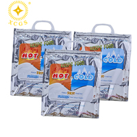 Sac isotherme jetable Sac à lunch thermique renforcé Sacs isolés chauds et froids pour le stockage et la livraison des aliments