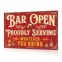 Bar décor métal signe 12x8 pouces Vintage décor à la maison métal mur Arts rétro bière étain signe en gros pour Bar Garage mur décor