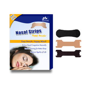 Bandes d'aide au sommeil respirantes de qualité supérieure avec patch dilatateur de ventilation nasale pour une respiration douce et anti-ronflement - Product Image 1