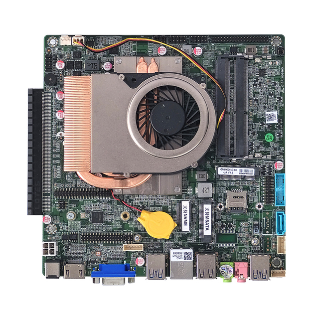 ELSKY Brand New 6*COM Motherboard Set QM8900H Comet Lake 10th Gen Core I7-10750H HM470 Chipset 1*PCI-E 16X