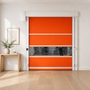 Puerta Industrial Pesada de Enrollamiento Rápido de PVC, Automática para Almacén y Centro Logístico - Product Image 6