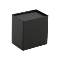 Boîte en carton noir en forme de livre pour bijoux, en papier kraft, taille personnalisée, pour l'emballage