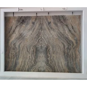 Design Prix de gros Placage de pierre Quartzite mince et léger Panneau de pierre Jaune <span class=keywords><strong>Vert</strong></span> Revêtement mural en pierre de quartzite verte - Product Image 4