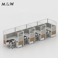 Poste de travail modulaire en métal et bois de haute qualité, design moderne et réglable, pour l'école et le bureau à domicile, par M&W Supplier