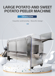 Machine industrielle à éplucher les patates douces, le taro et le manioc - Product Image 3