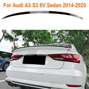 Aileron arrière de coffre pour Audi A3 S3 8V Berline 2014-2020, lèvre supérieure de coffre, aileron de hayon, séparateur de coffre, ailerons de spoiler - Product Image 1