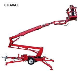 Plataforma Elevadora para Recolección de Frutas, Montada en Remolque, Elevador Araña, Elevador de Cerezas, Grúa Hidráulica, Plataforma Elevadora Telescópica de 8 m - Product Image 3