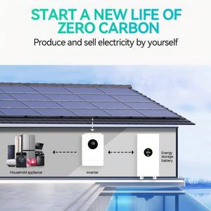 Système d'énergie solaire hors réseau de 5 kW, système d'alimentation hybride domestique avec stockage d'énergie, kit solaire - Product Image 1