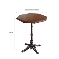 Table à manger de café, style américain moderne rétro, mobilier de restaurant occidental, table et chaises de luxe d'inspiration rétro