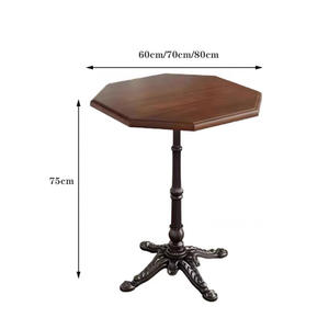 Table à manger de café, style américain moderne rétro, mobilier de <span class=keywords><strong>restaurant</strong></span> occidental, table et chaises de luxe d'inspiration rétro - Product Image 1