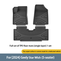 Tapis de sol et doublure de coffre en TPE écologique personnalisés pour Geely Xingyuan (Star Wish, EX2) 2024, accessoires intérieurs de voiture résistants aux taches
