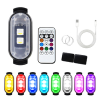 Neue Wasserdichte 12V Kabellose LED-Stroboskoplichter mit Fernbedienung, Bremswarnleuchte für Autos, Flugzeuge, Fahrräder, 5W