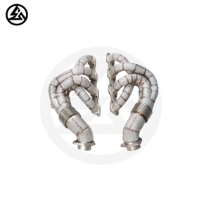 Ajustement parfait CSZ <span class=keywords><strong>F430</strong></span> en-têtes pour <span class=keywords><strong>Ferrari</strong></span> <span class=keywords><strong>F430</strong></span> 4.3L V8 Performance système d'échappement en acier inoxydable têtes à débit libre - Product Image 4