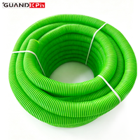 Tuyau de ventilation en PEHD écologique de 75 mm de diamètre extérieur, vert, directement de l'usine, pour hôtels, écoles et bâtiments résidentiels