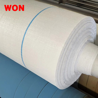 Toile de paillage blanche WON, produits plastiques agricoles, couverture de sol tissée blanche, agrotextile pour jardinage et agriculture, rouleau
