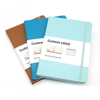 Carnet en cuir A5 personnalisé avec logo, planificateurs scolaires, impression