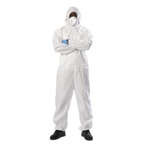 Traje de Seguridad Antipolvo y Antisalpicaduras, <span class=keywords><strong>Desechable</strong></span>, Microporoso, No Tejido, Personalizable OEM, Venta al Por Mayor de Fábrica - Product Image 2