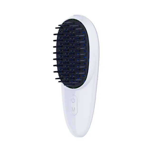 Electric Hair Growth Brush Multi-functional Vibration Anti-hair Loss Red light blue light therapy Hair head massage comb