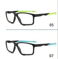 Montura de Gafas de Lectura Cuadradas TR90 de Aro Completo Ecológicas Unisex de Moda para Adultos, Hombre y Mujer